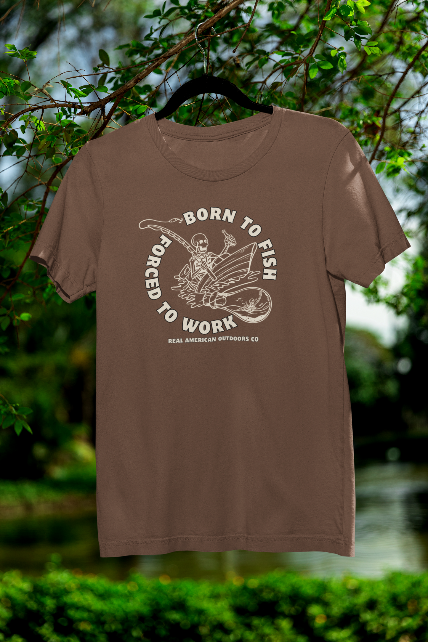 Born to Fish, Forced to Work T-Shirt