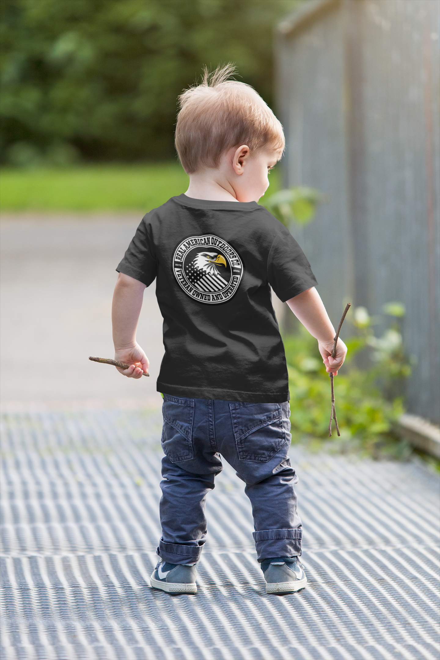 Kids Real American Outdoors Co T-Shirt