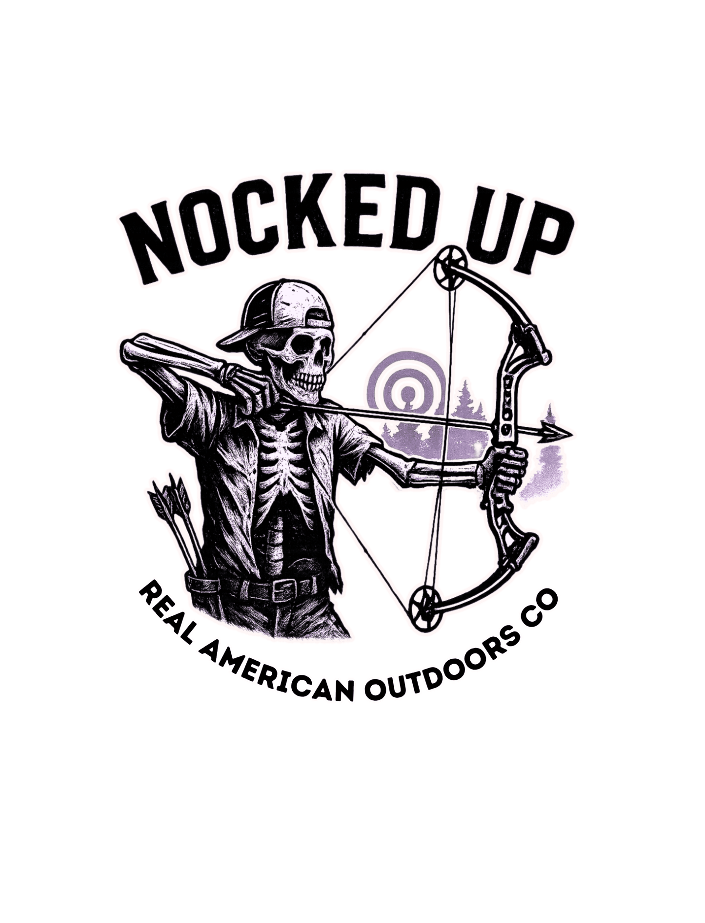 Nocked Up Tee Front/Back Logo