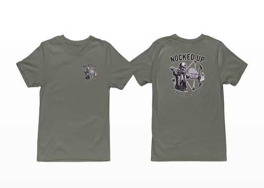 Nocked Up Tee Front/Back Logo