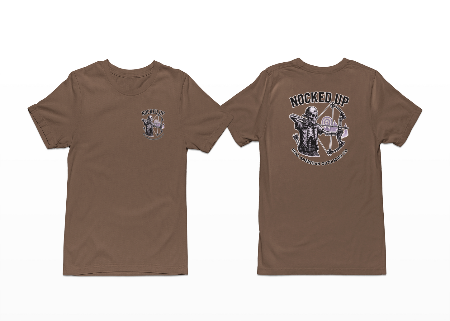 Nocked Up Tee Front/Back Logo