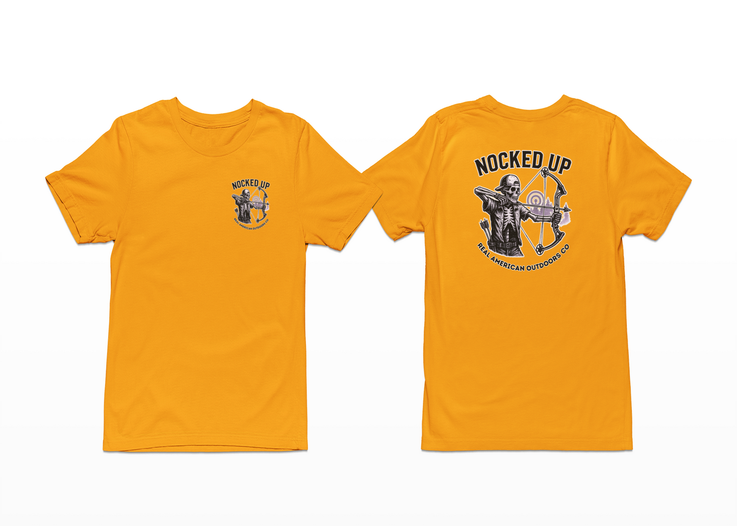 Nocked Up Tee Front/Back Logo