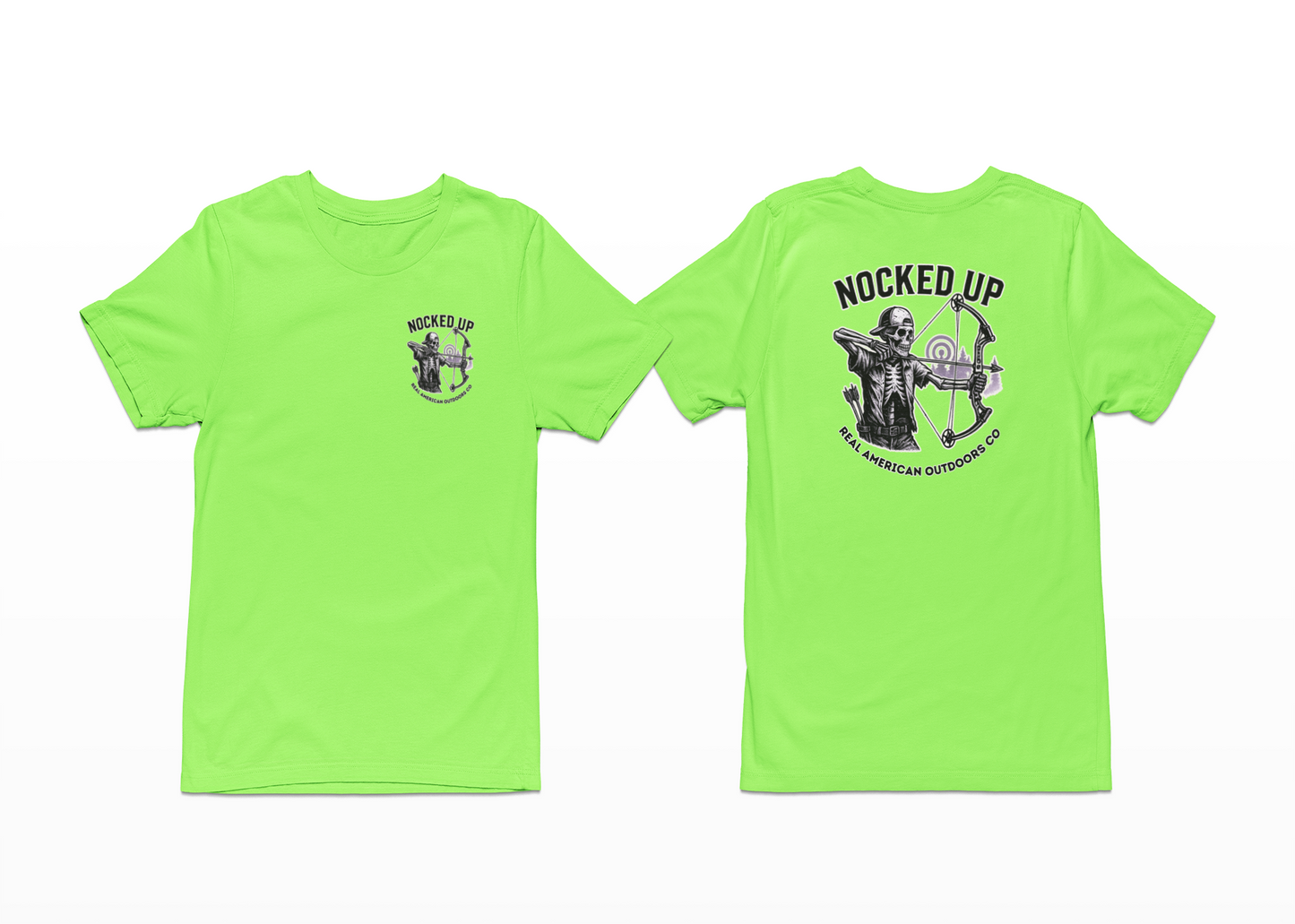 Nocked Up Tee Front/Back Logo