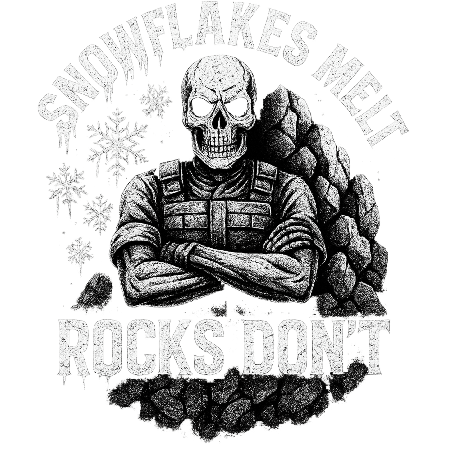 Snowflake Tee Front/Back Logo