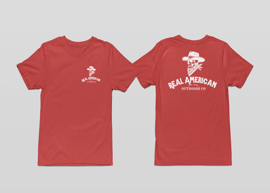 RAO Cowboy T-Shirt (White Logo)