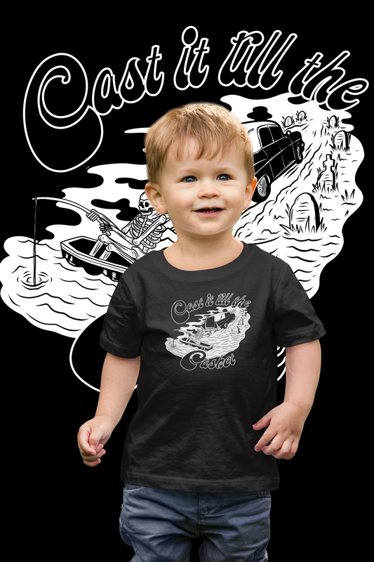 Kids Cast it till the Casket  T-Shirt